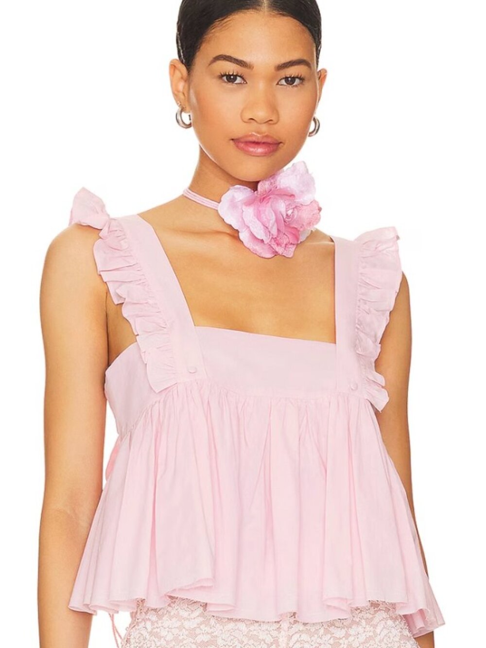 Selkie The Ruffle Apron Top — Baby Soft